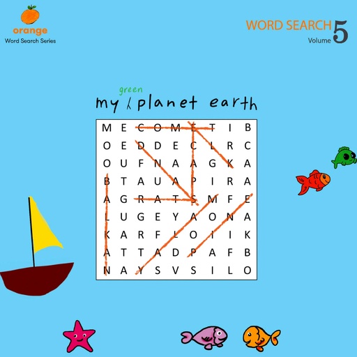[9789695504130] Word Search: My Green Planet Earth Volume 5 Pb 2020