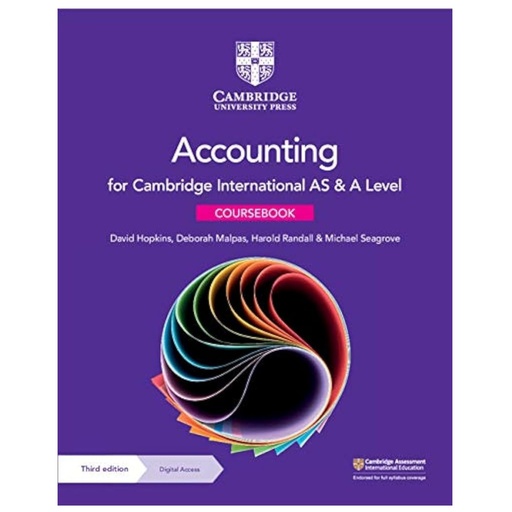 [9781108902922] Accounting for Cambridge International As & A Level - Third Edition Digital Access - Low Price Edition