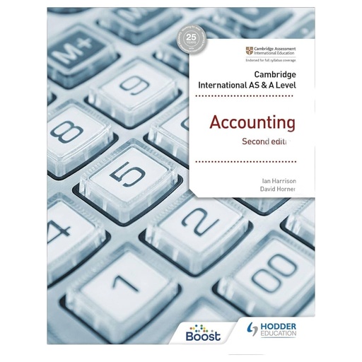 [9781398317536] Accounting for Cambridge International As & A Level - Second Edition - Hodder Education