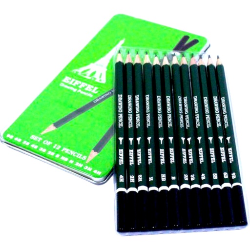 Eiffel Drawing Pencils - Set of 12 Pencils