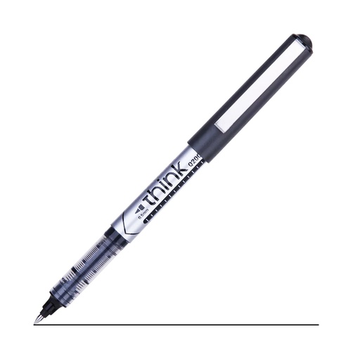 [6921734943996] Deli Think Roller Pen 1Pc - Black - 0.5mm - Q20020