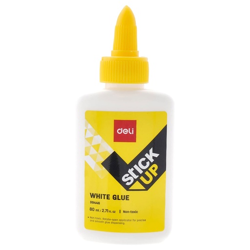[6935205394460] White Glue 1Pc - 80ml - Deli - NO.39446