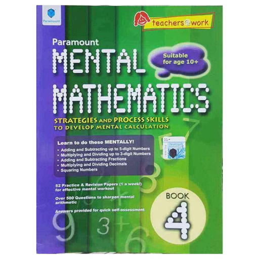 [9789696374213] Paramount Mental Mathematics Book 4
