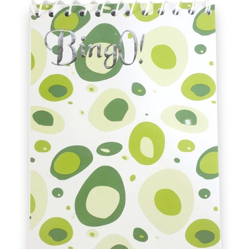 [008241977471] BingO Pocket G.P. Size Spiral Notebook 80 Pages