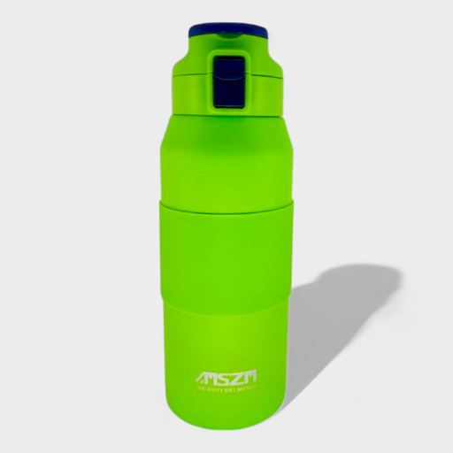 Gorgeous Stainless Steel AMSZM Water Bottle - 800 ml - Green - No. 6110