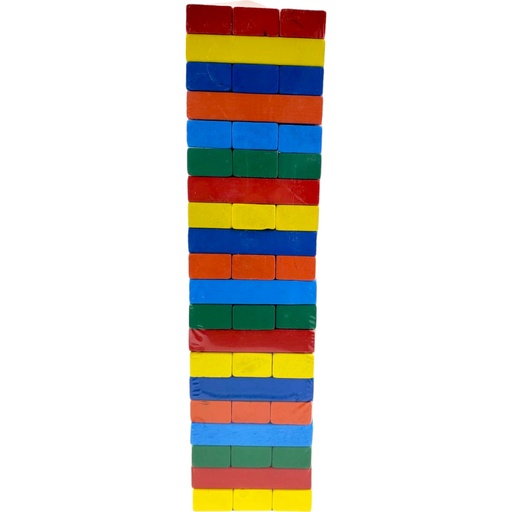 Jenga Wooden Toy Blocks -60 Pcs - No.6075295