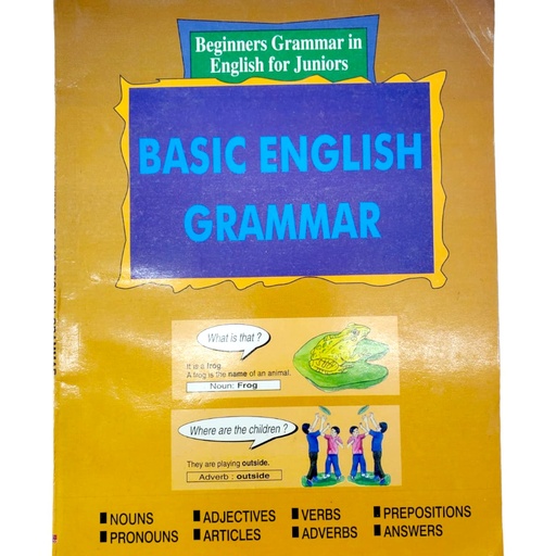 Beginners Grammar in English for Junior - Basic English Grammar