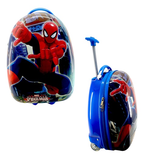 Spiderman Oval Briefcase Trolley - Blue - | Class 1 - Class 2