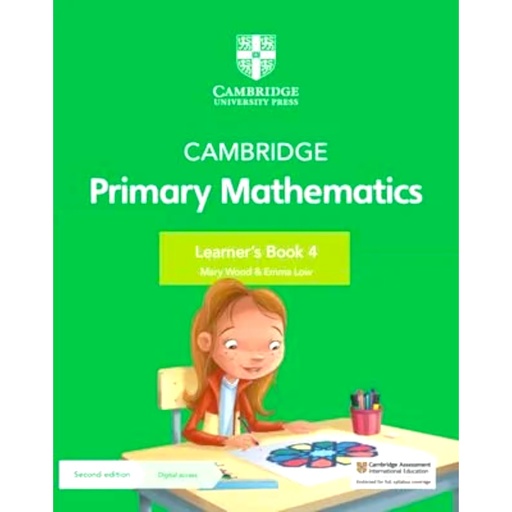 Cambridge Primary Mathematics Learner's Book 4 With Digital Access 2nd Edition - Original