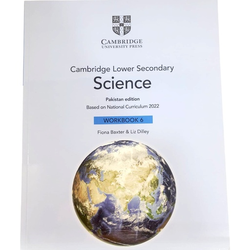 [9781009332637] Cambridge Lower Secondary Science Learner's Workbook 6 With Digital Access - Pakistan Edition - Original