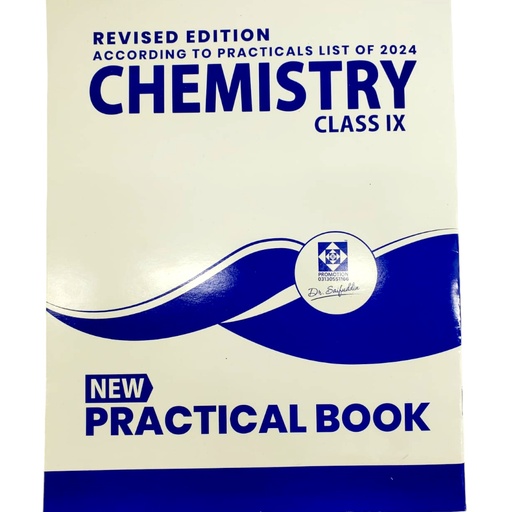 Chemistry Practical Book For Class IX Revised Edition - Dr Saifuddin