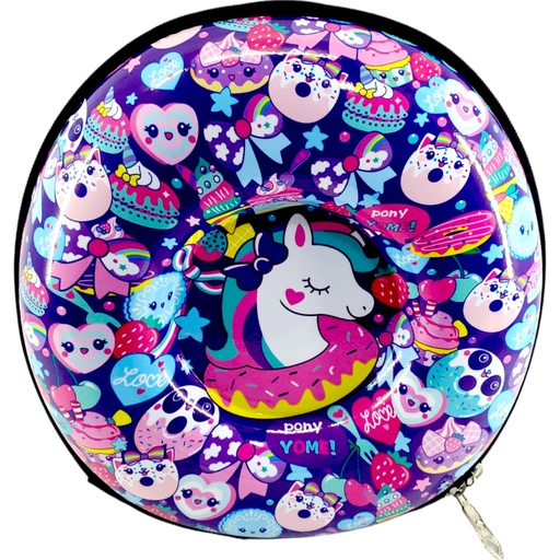 Printed Unicorn Lunch/Fancy Bag-Blue/Black ( IMPORTED )Eva