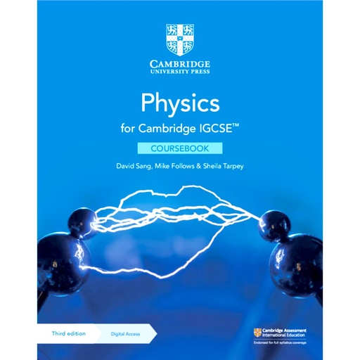 Physics for Cambridge IGCSE Course Book - Third Edition Digital Access - Original