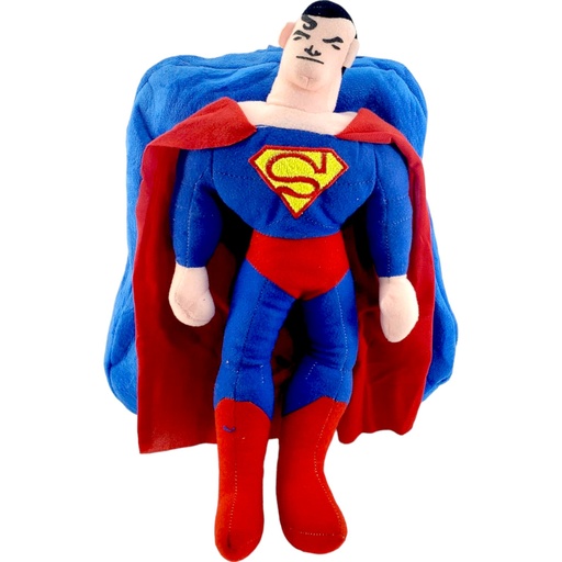 Super-Man Pre-Primary Stuff Bag - Blue( IMPORTED )