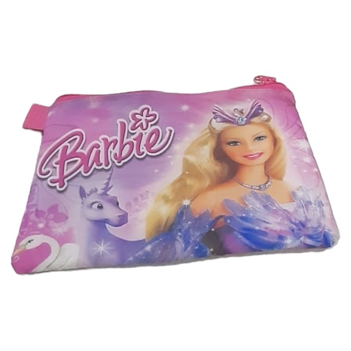 Barbie Single Zipper Pencil Pouch (Assorted Design0