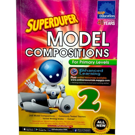 [9789814715126] Superduper Model Composition Book 2 for Primary Levels - SAP Publisher