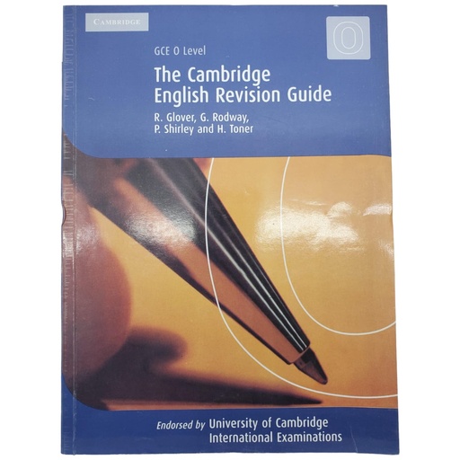 [9780521644211] The Cambridge English Revision Guide - O Level