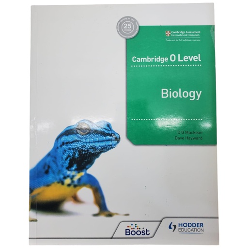 [9781398310582] Cambridge O Level Biology - D G Mackean - Hodder Education - Low Price Edition