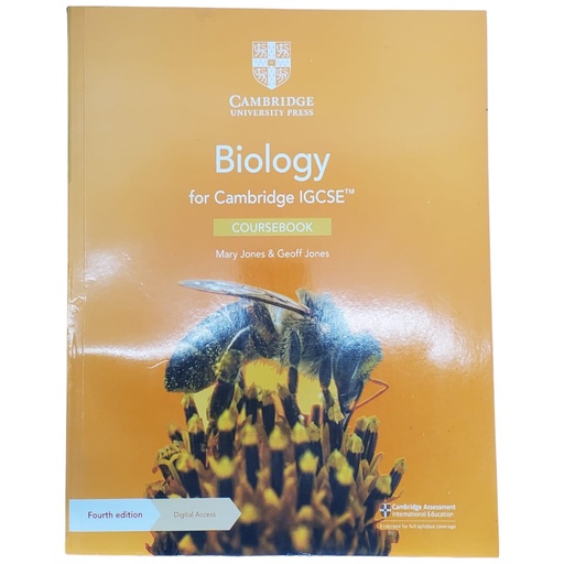 [9781108936767] Biology For Cambridge IGCSE & O Level Course Book - Fourth Edition With Digital Access - Low Price Edition