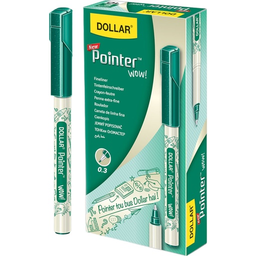 [695240210373] Dollar Pointer Green - 0.3mm - 1 Pcs