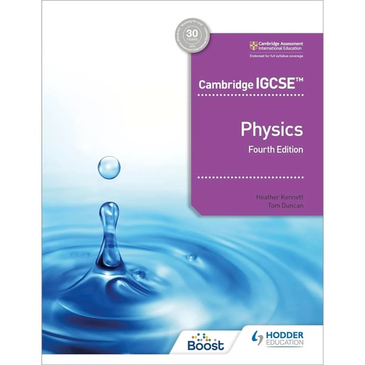 [9781398310544] Cambridge IGCSE Physics Book - Fourth Edition - Hodder Education - Low Price Edition