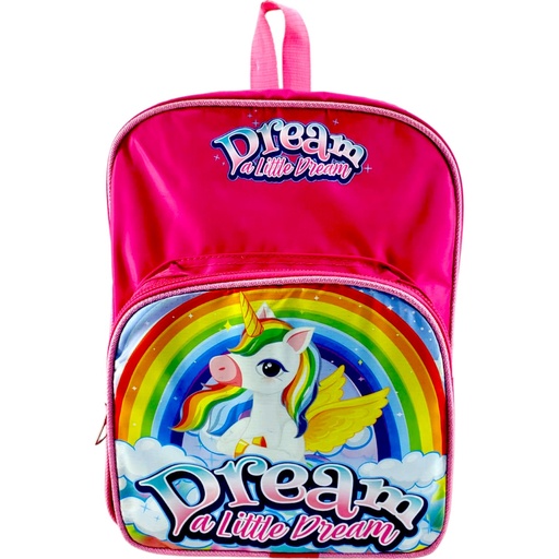 Unicorn Pre-Primary School Bag - Pink( MADE IN PAKISTAN )