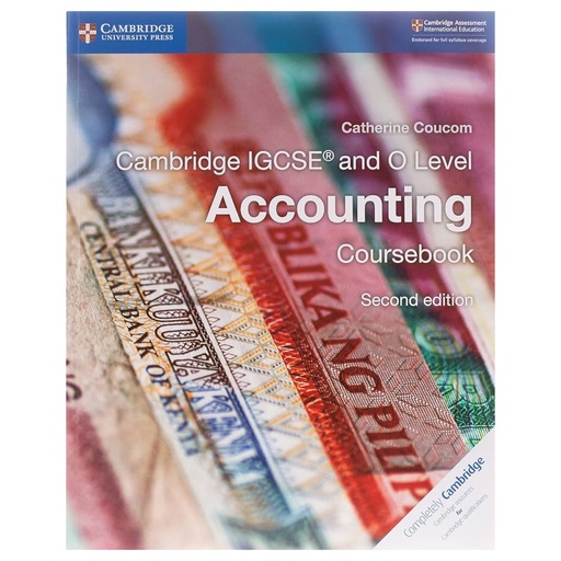 [9781316502778] Cambridge IGCSE & O Level Accounting Course Book - Second Edition - Low Price Edition