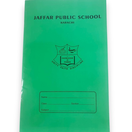 Register - 96 Pages - Jaffar Public School