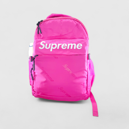 Supreme School Bag - Pink - Class - 3 - 8 - Large ( IMPORTED )