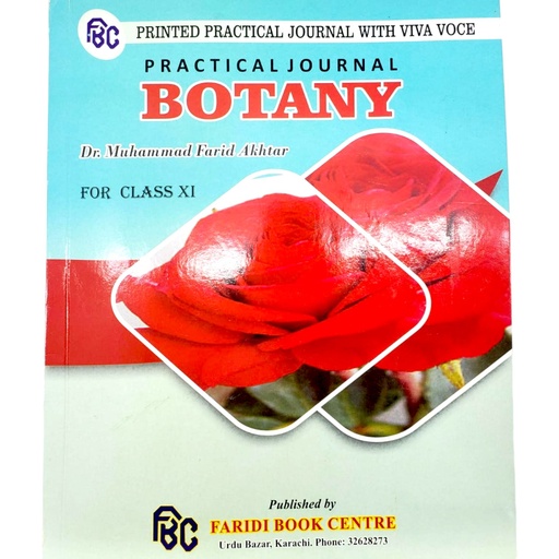 Botany Printed Practical Journal For Class XI - M. Farid Akhter