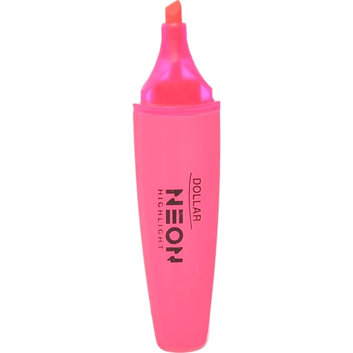[695240104047] Dollar Neon Highlighter - Pink - No. HL 625