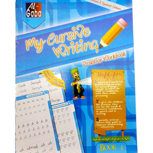 [9789695090527] My Cursive Writing Practice Workbook 1 - Gaba Sons