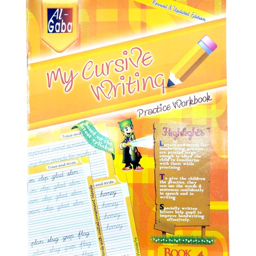 My Cursive Writing Practice Workbook  4 - Gaba Sons