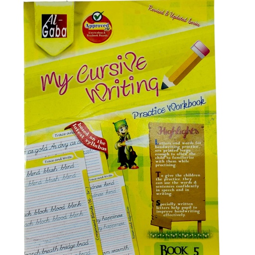 My Cursive Writing Practice Workbook 5 - Gaba Sons