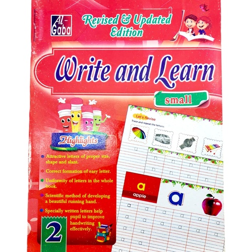 [9789695450475] Write And Learn English Book 2 - Small - Gaba Books