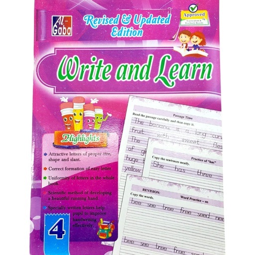 [9789695097496] Write And Learn English Book 4 - Gaba Books