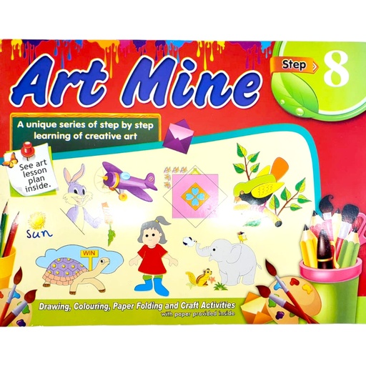[9789695095874] Art Mine Book Step 8 - Gaba Books