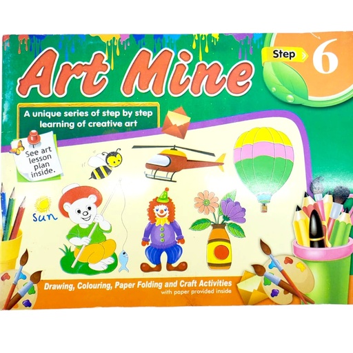 [9789695095850] Art Mine Book Step 6 - Gaba Books