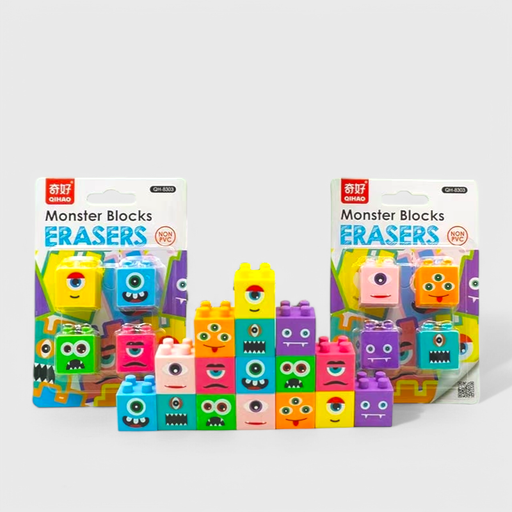 [6971123983034] Monster Block Eraser - No. QH-8303 - QIHAO