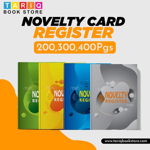 [1121518127030] Card Register 400 Pages - Local Paper