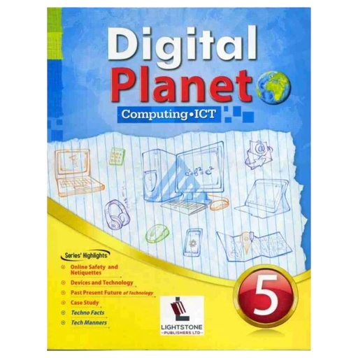 [9789697160655] Digital Planet Computing ICT Book 5 - Lightstone Publisher
