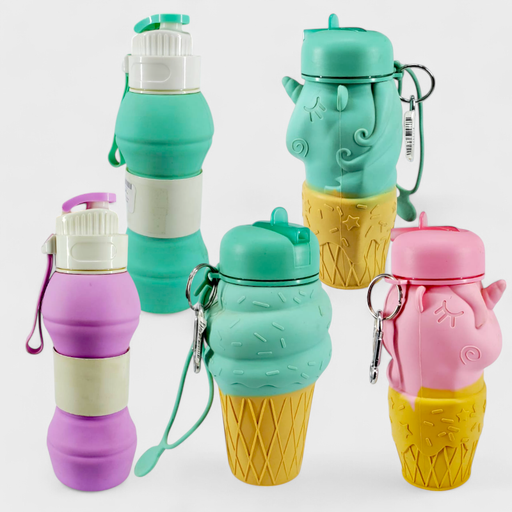 Collapsible Silicone Water Bottle 580ml