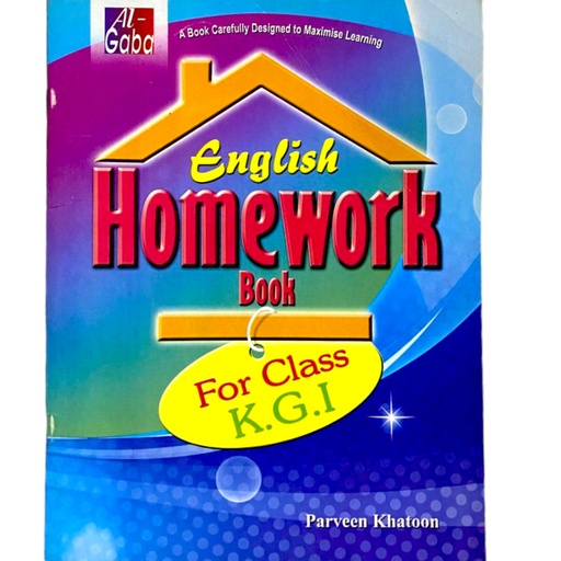 English Homework Book For Class K.G 1 - Parveen Khatoon