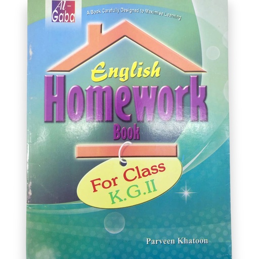English Homework Book For Class KG 2 - Parveen Khatoon