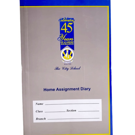 Homework Diary - TCS3 - The City School