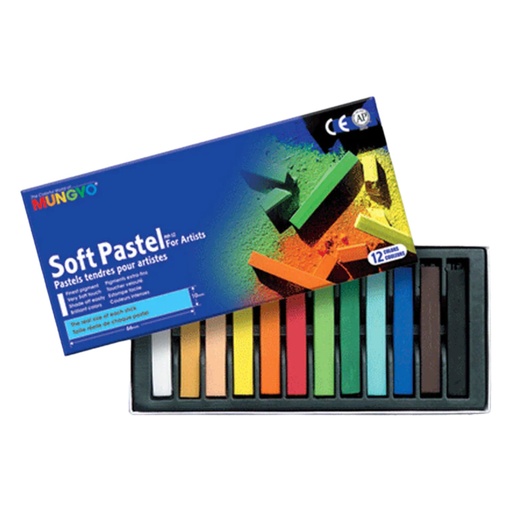 [8804819007029] Soft Pastel For Artists - Pack of 12 - No. MP-12 - Mungyo