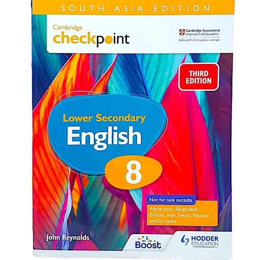 [9781398301849] Cambridge Checkpoint Lower Secondary English Book 8 - 3rd Edition - Hodder Education