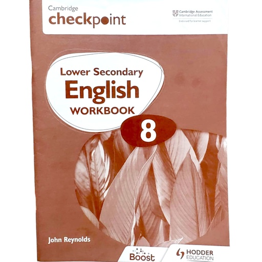 [9781398301344] Cambridge Checkpoint Lower Secondary English Workbook 8
