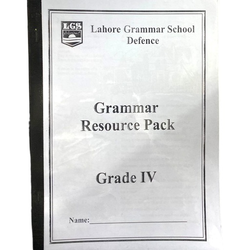 Grammar Resource Pack For Grade 4