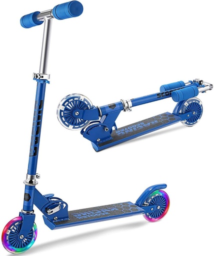 Keekos Scooty for Kids with LED Light Up Wheels